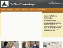 Tablet Screenshot of northwestderm.com